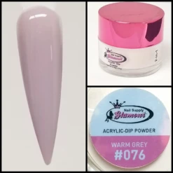 Glamour 2 In 1 Acrylic & Dip Powder WARM GREY #076 1/2oz