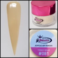 Glamour 2 In 1 Acrylic & Dip Powder TEDDY BEAR #081 1/2oz