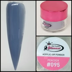 Glamour 2 In 1 Acrylic & Dip Powder PEACOCK #095 1/2oz