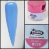 Glamour 2 In 1 Acrylic & Dip Powder DIVE IN BLUE #098 1/2oz -NAIL BRUSHES Shop G A098 2