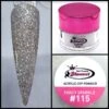 Glamour 2 In 1 Acrylic & Dip Glitter FANCY SPARKLE #115 1/2oz -NAIL BRUSHES Shop G A115 2