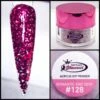 Glamour 2 In 1 Acrylic & Dip Glitter ROMANTIC AND SEXY #128 1/2 Oz -NAIL BRUSHES Shop G A128 2