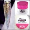 Glamour 2 In 1 Acrylic & Dip Glitter AHH LOVE #130 1/2oz -NAIL BRUSHES Shop G A130 2
