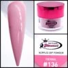 Glamour 2 In 1 Acrylic & Dip Powder TIERNA #136 1/2oz -NAIL BRUSHES Shop G A136 2