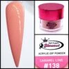 Glamour 2 In 1 Acrylic & Dip Powder CARAMEL LOVE #138 1/2oz -NAIL BRUSHES Shop G A138 2