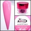 Glamour 2 In 1 Acrylic & Dip Powder THE CUTE PINK #140 1/2oz -NAIL BRUSHES Shop G A140 2