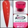 Glamour 2 In 1 Acrylic & Dip Powder FRESH APPLE #147 1/2oz -NAIL BRUSHES Shop G A147 2