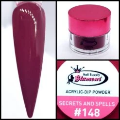 Glamour 2 In 1 Acrylic & Dip Powder SECRETS AND SPELLS #148 1/2oz