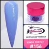Glamour 2 In 1 Acrylic & Dip Powder KINDA PURPLE #156 1/2oz -NAIL BRUSHES Shop G A156 2