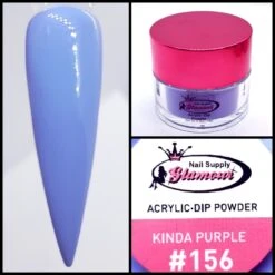 Glamour 2 In 1 Acrylic & Dip Powder KINDA PURPLE #156 1/2oz