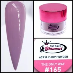Glamour 2 In 1 Acrylic & Dip Powder THE ONLY WAY #165 1/2oz