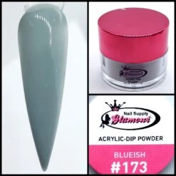 Glamour 2 In 1 Acrylic & Dip Powder BLUEISH #173 1/2oz