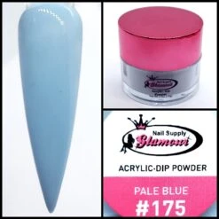 Glamour 2 In 1 Acrylic & Dip Powder PALE BLUE #175 1/2oz