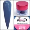 Glamour 2 In 1 Acrylic & Dip Powder DARK SOUL #178 1/2oz -NAIL BRUSHES Shop G A178 2