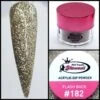 Glamour 2 In 1 Acrylic & Dip Glitter FLASH BACK #182 1/2oz -NAIL BRUSHES Shop G A182 2