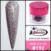 Glamour 2 In 1 Acrylic & Dip Glitter BABY GLITTER #192 1/2oz -NAIL BRUSHES Shop G A192 2