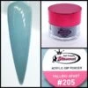 Glamour 2 In 1 Acrylic & Dip Glitter FALLING APART #205 1/2oz -NAIL BRUSHES Shop G A205 2