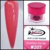 Glamour 2 In 1 Acrylic & Dip Glitter SURPRISE FOR ME #207 1/2oz -NAIL BRUSHES Shop G A207 2