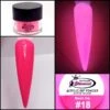 Glamour 2 In 1 Acrylic & Dip GLOW "NEON ME" #18 1/2oz -NAIL BRUSHES Shop GD A18 2