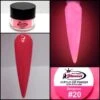 Glamour 2 In 1 Acrylic & Dip GLOW "GORGEOUS" #20 1/2oz -NAIL BRUSHES Shop GD A20 2