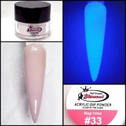 Glamour 2 In 1 Acrylic & Dip GLOW "NAP TIME" #33 1/2oz
