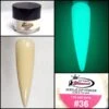 Glamour 2 In 1 Acrylic & Dip GLOW "IM NOT SURE" #36 1/2oz -NAIL BRUSHES Shop GD A36 2