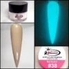 Glamour 2 In 1 Acrylic & Dip GLOW "NUT BUTTER" #38 1/2oz -NAIL BRUSHES Shop GD A38 2