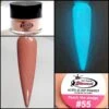 Glamour 2 In 1 Acrylic & Dip GLOW "PEACH LIKE ALWAYS" #55 1/2oz -NAIL BRUSHES Shop GD A55 2
