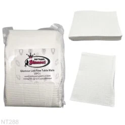 Lint Free Table Mats (White) 25 Pcs
