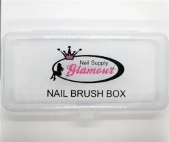 Glamour NAIL BRUSH BOX ( CLEAR ) -NAIL BRUSHES Shop NA 47 2