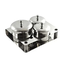 Stainless Steel 3 Pc. Mini Powder & Liquid Set