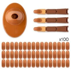 Nail Training Finger (Brown) -NAIL BRUSHES Shop NT 115 3