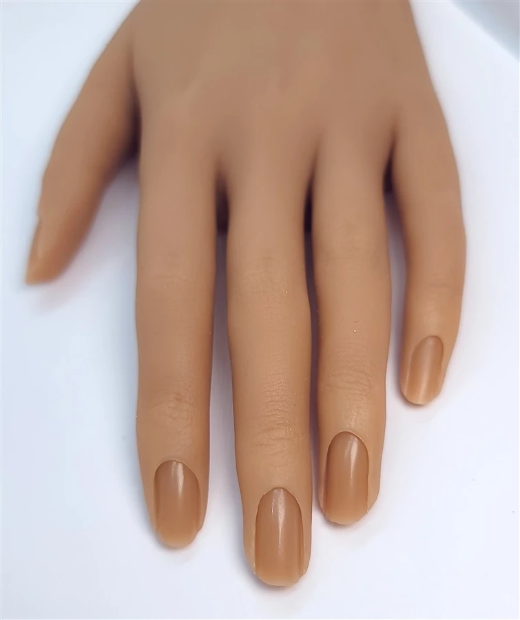 LEFT Glamour Silicone Practice Hand (POSEABLE With STAND) 4 LEFT Glamour Silicone Practice Hand (POSEABLE With STAND) - Image 2