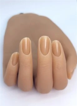 LEFT Glamour Silicone Practice Hand (POSEABLE With STAND)