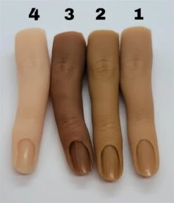 Glamour Silicone Practice FINGER Poseable -NAIL BRUSHES Shop NT 127 3