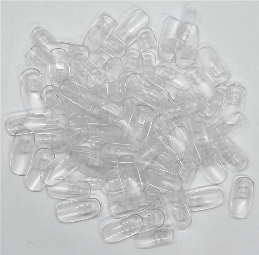 PRACTICE HAND CLEAR REFILL TIPS ( 100 Pcs) 3 PRACTICE HAND CLEAR REFILL TIPS ( 100 Pcs)