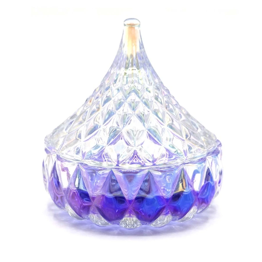 Iridescent Glass Dappen Dish 4 Iridescent Glass Dappen Dish - Image 2