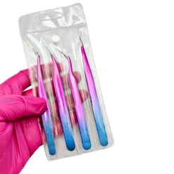 Rainbow TWEEZERS ( 4pc SET )