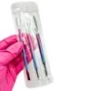 Rainbow CUTICLE PUSHERS ( 3pc SET ) -NAIL BRUSHES Shop NT 237 3