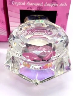 Crystal Diamond Dappen Dish (CLEAR) -NAIL BRUSHES Shop NT 44 2