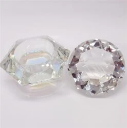 Crystal Diamond Dappen Dish (CLEAR) -NAIL BRUSHES Shop NT 44 5