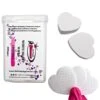 HEART LINT-FREE Nail Wipes (white) 200 Pcs -NAIL BRUSHES Shop WHeart200 2